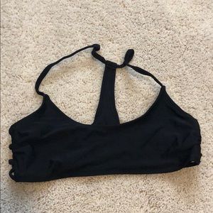 Black Active Swim Top